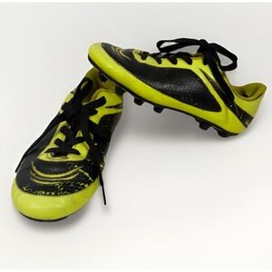 Vizari Stealth FG‎ Soccer Shoes Soccer Cleats Yellow/Black Youth Size 2